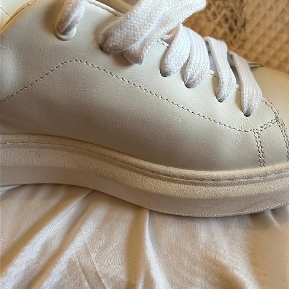 Valentino Women's White Sneakers with Black and Silver Accents - Picture 8 of 13